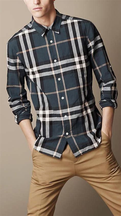 burberry brit linen shirt|Burberry t shirt men.